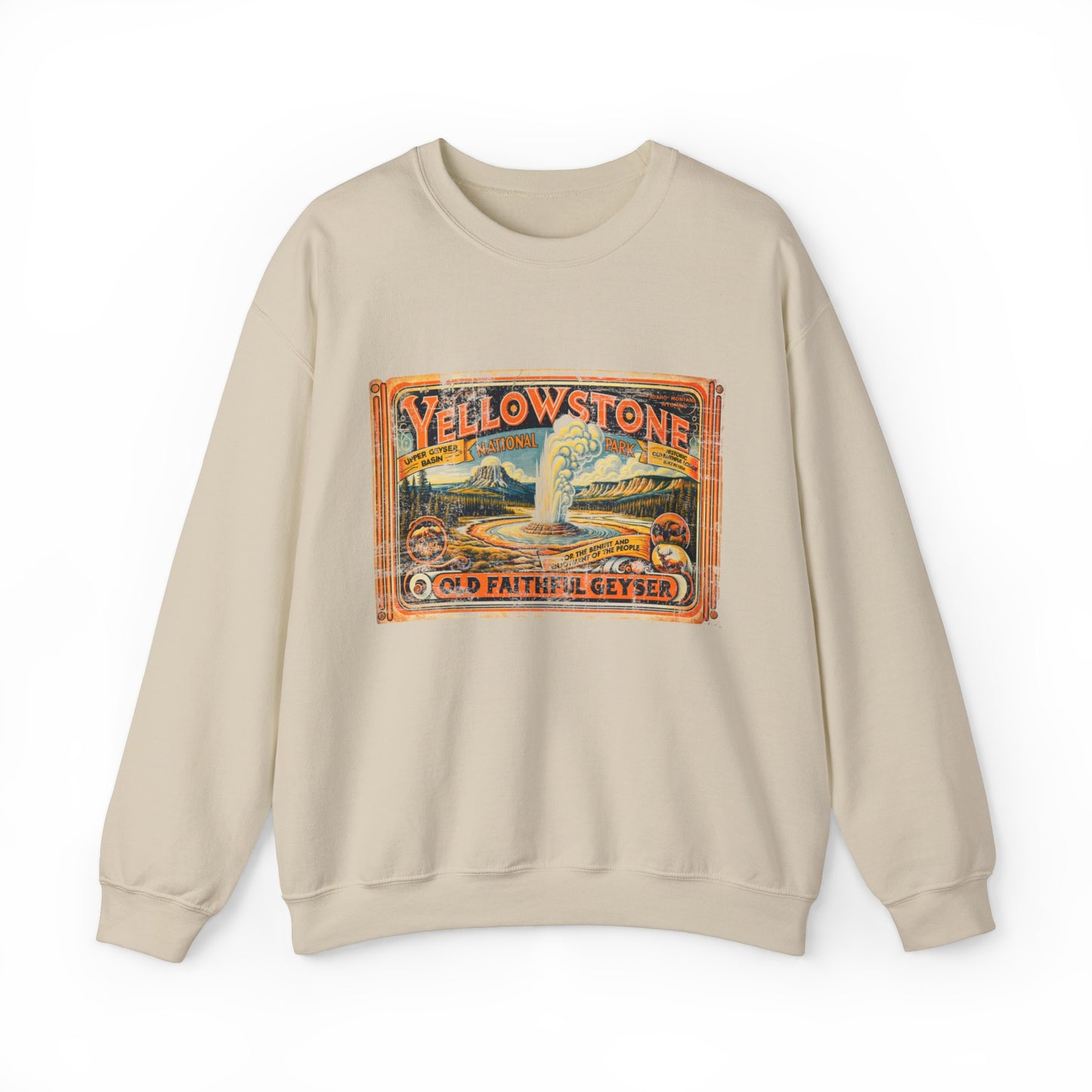 Yellowstone - National Park - Crewneck Sweatshirt