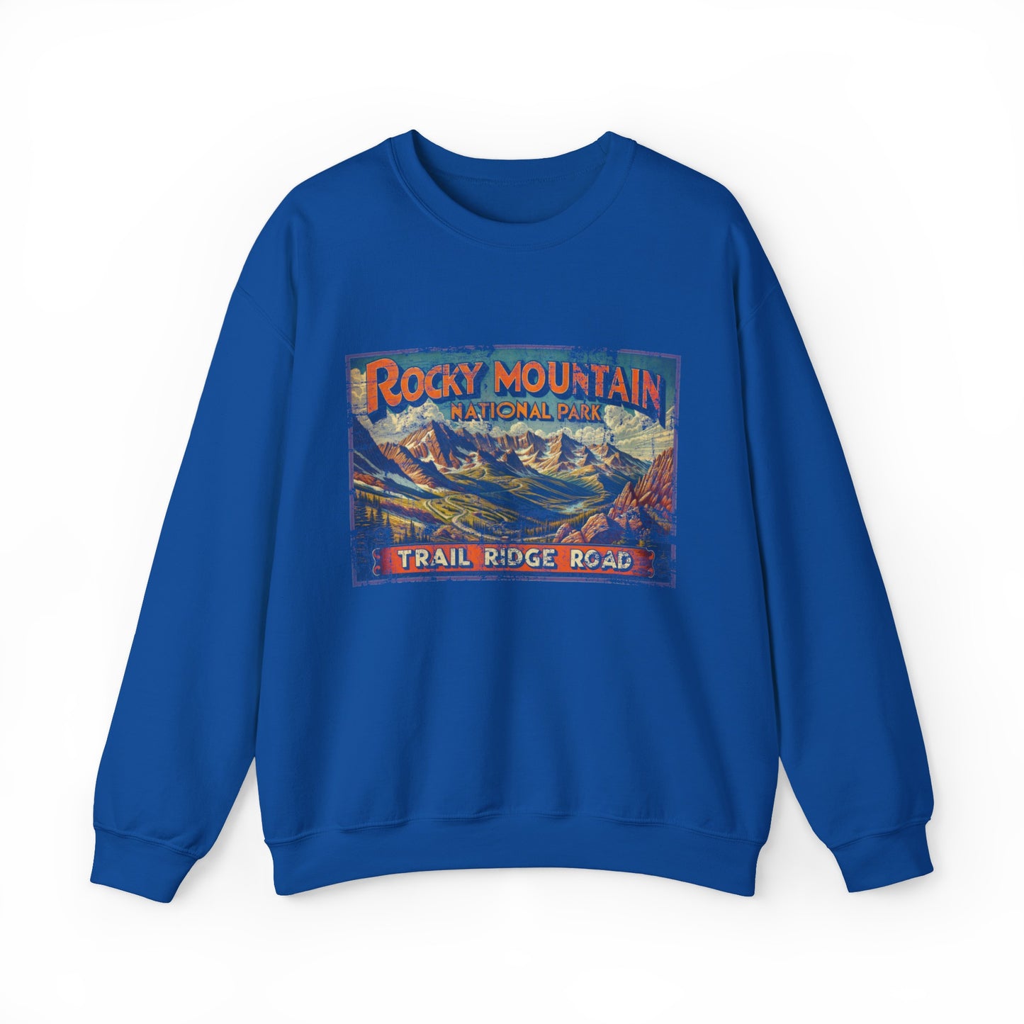 Rocky Mountain - Trail Ridge Road - Crewneck Sweatshirt