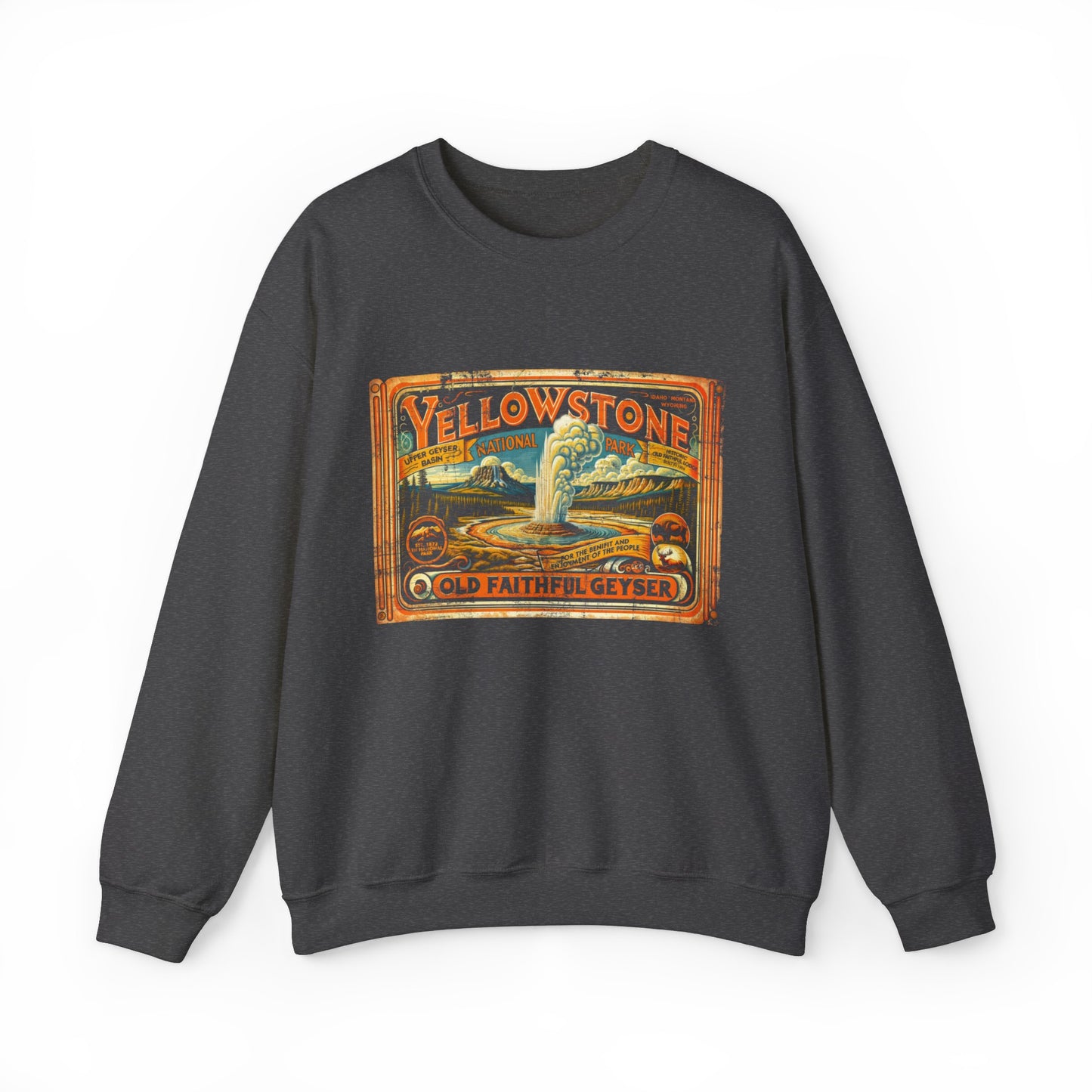 Yellowstone - National Park - Crewneck Sweatshirt