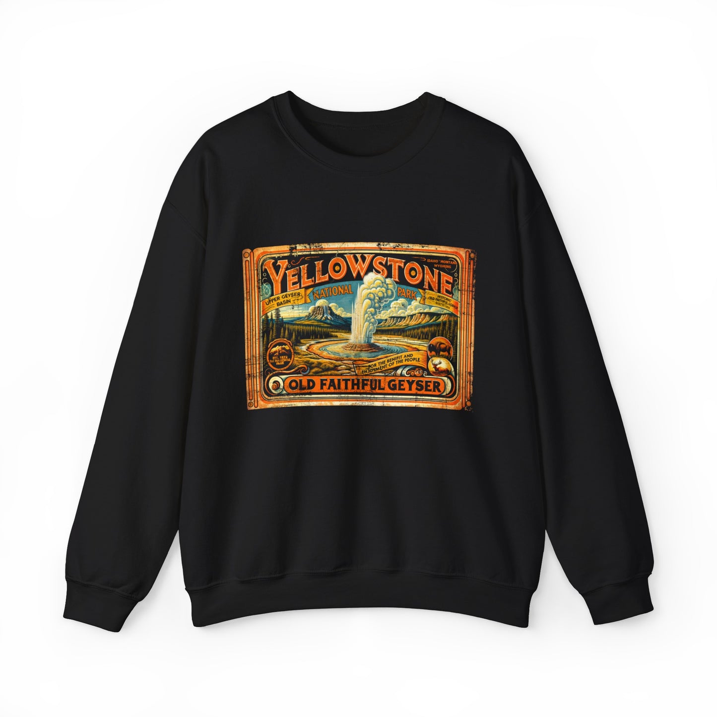 Yellowstone - National Park - Crewneck Sweatshirt