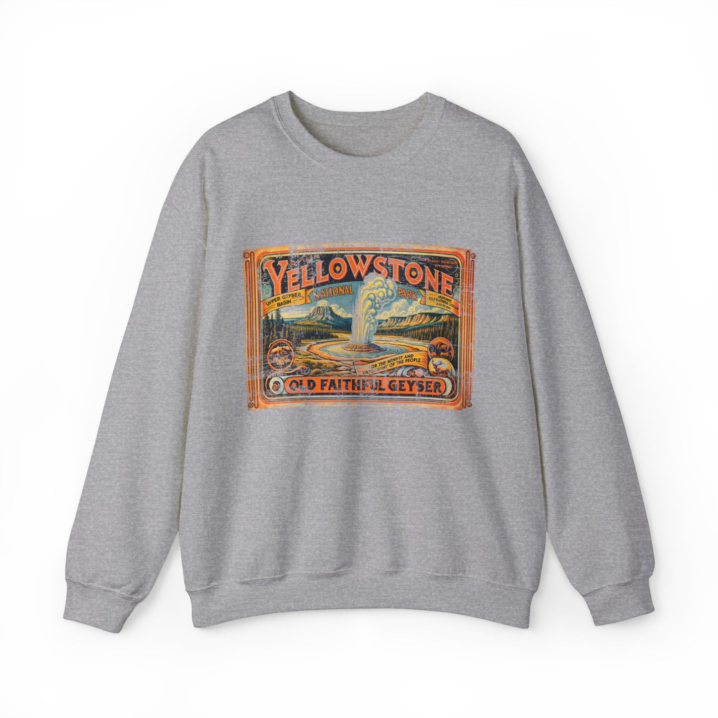 Yellowstone - National Park - Crewneck Sweatshirt