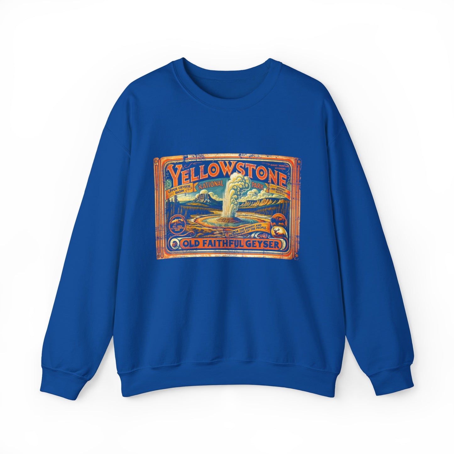 Yellowstone - National Park - Crewneck Sweatshirt