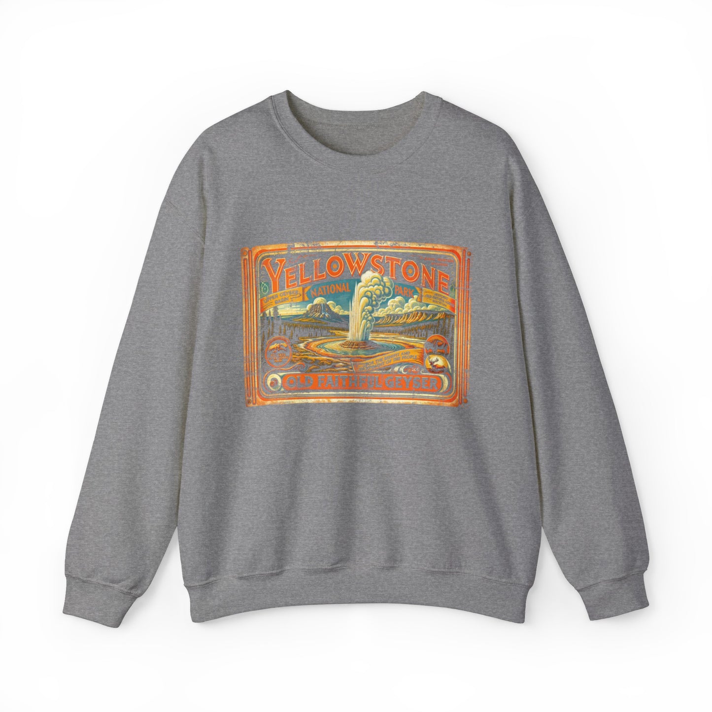 Yellowstone - National Park - Crewneck Sweatshirt